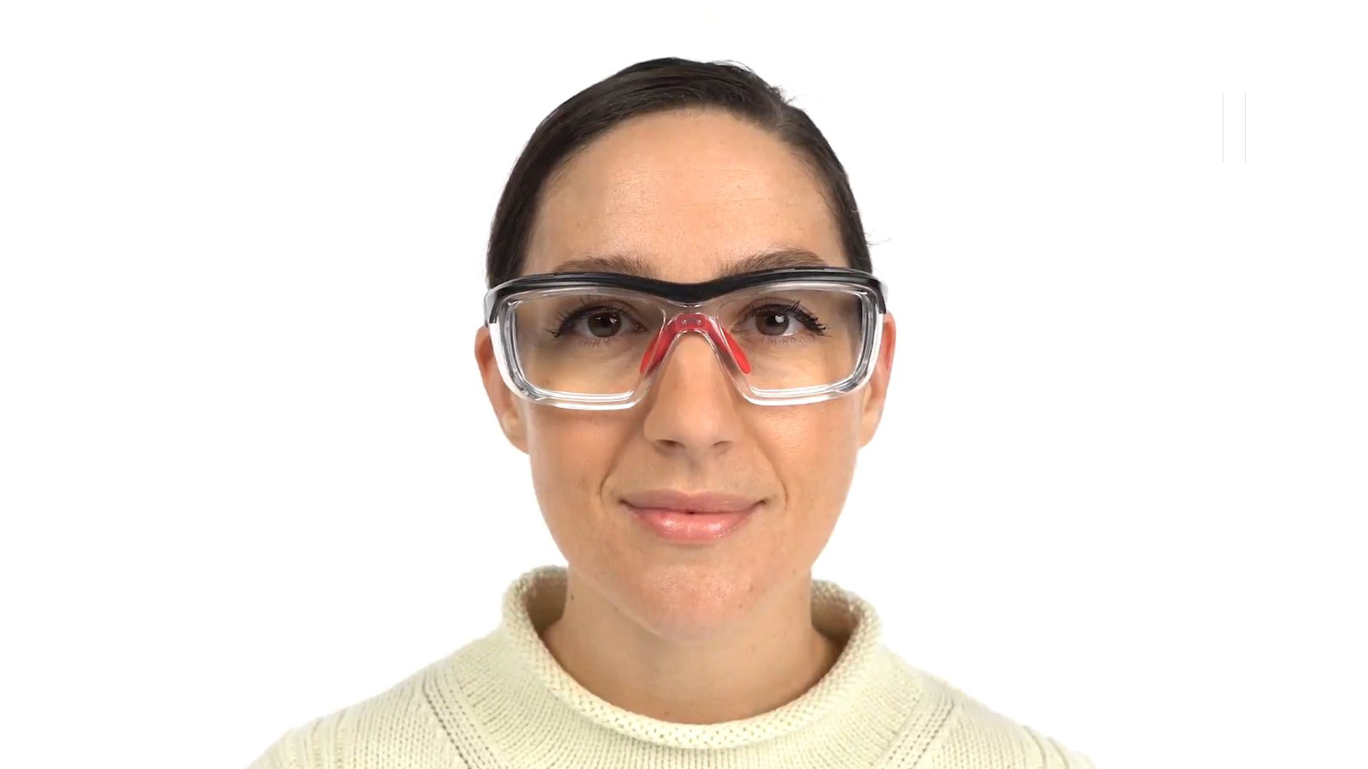 Fusion Omaha Prescription Safety Glasses Red Clear - - ANSI Z87.1 Certified Stamped - Image 11