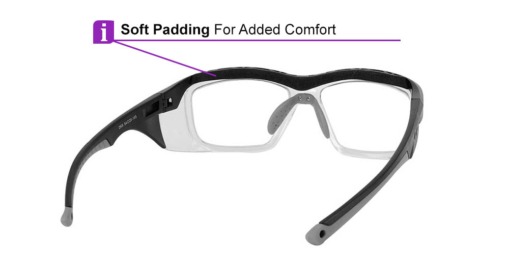 Fusion Omaha Prescription Safety Glasses Grey - - ANSI Z87.1 Certified Stamped - Image 8