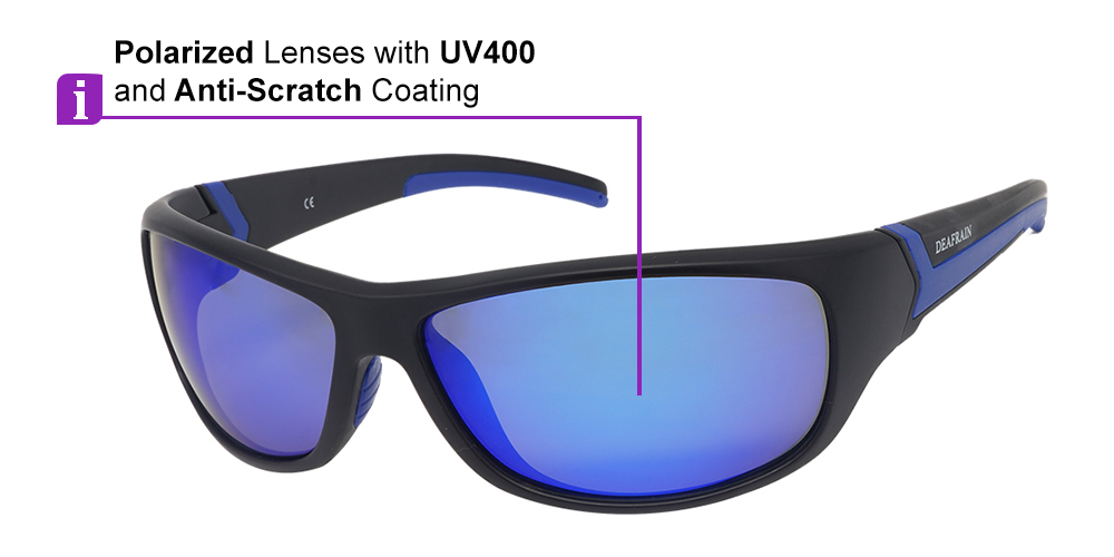 Matrix Eagle Prescription Sports Sunglasses -- ANSI Z87.1 Certified -- Cycling, Tennis and Baseball - Image 7