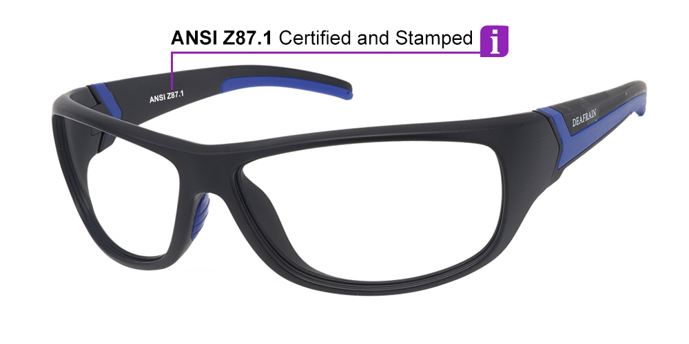Matrix Eagle Prescription Safety Glasses -- ANSI Z87.1 Certified -- Spring Hinge - Image 7