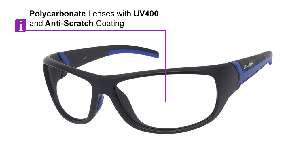 Matrix Eagle Prescription Safety Glasses -- ANSI Z87.1 Certified -- Spring Hinge - Image 5