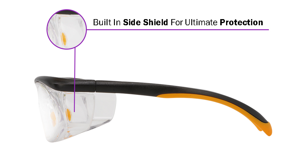 Fusion Rx Safety Goggles W1 -Unisex, Bifocal Safety Glasses 39 Dollar, Semi Rimless, Plastic - Image 5