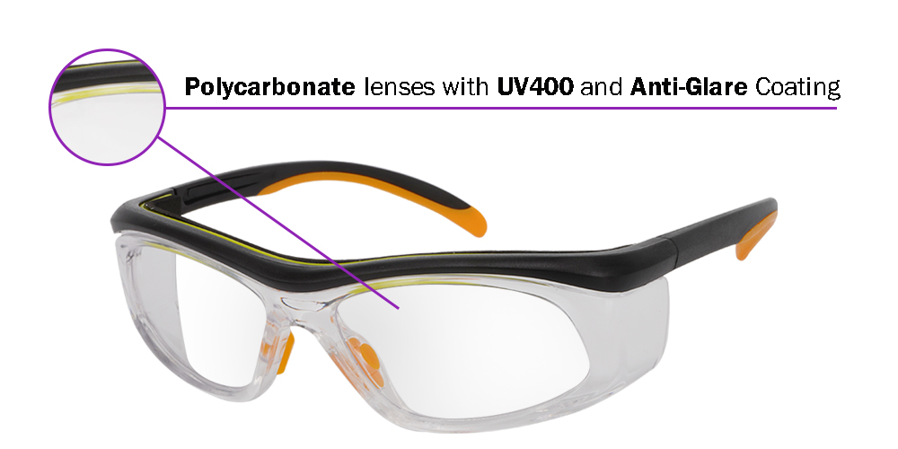 Fusion Rx Safety Goggles W1 -Unisex, Bifocal Safety Glasses 39 Dollar, Semi Rimless, Plastic - Image 8