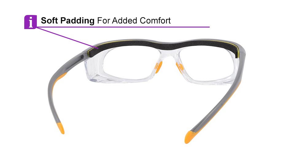 Fusion Rx Safety Goggles W1 -Unisex, Bifocal Safety Glasses 39 Dollar, Semi Rimless, Plastic - Image 11