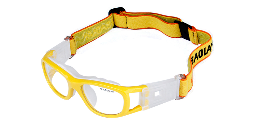 SP0855 Yellow Prescription Sports Goggles For Kids - Image 5