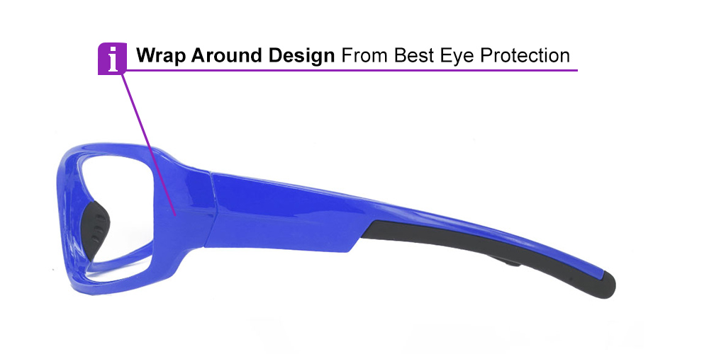 Tacoma Prescription Safety Glasses Blue -- ANSI Z87.1 Rated - Image 15