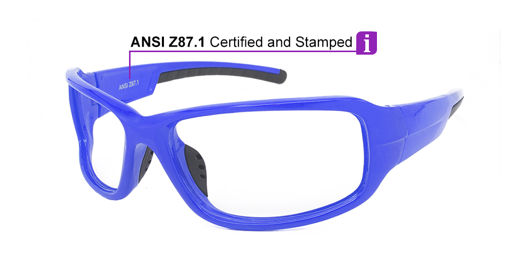 Tacoma Prescription Safety Glasses Blue -- ANSI Z87.1 Rated - Image 13