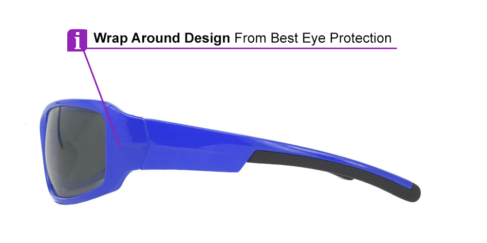 Tacoma Prescription Sports Sunglasses Blue -- ANSI Z87.1 Rated - Image 11