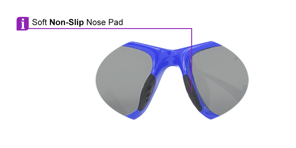 Tacoma Prescription Sports Sunglasses Blue -- ANSI Z87.1 Rated - Image 15