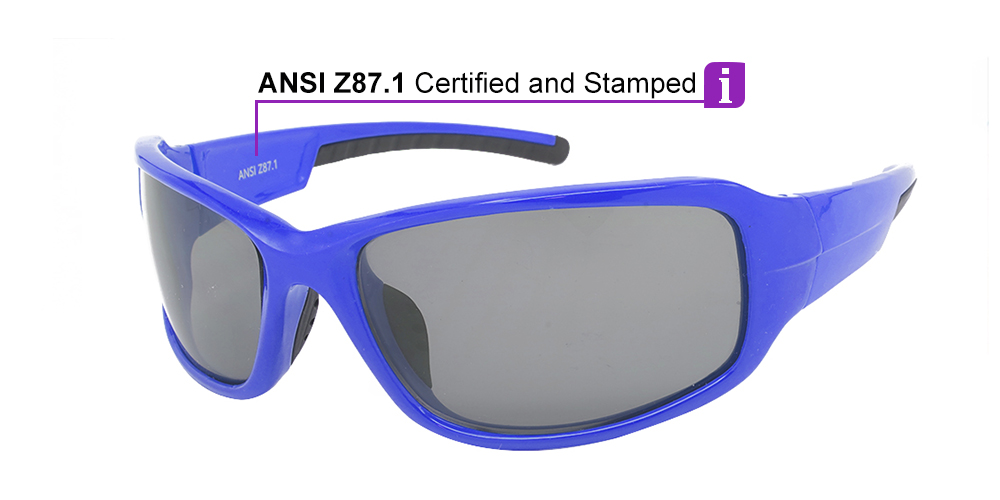 Tacoma Prescription Sports Sunglasses Blue -- ANSI Z87.1 Rated - Image 13
