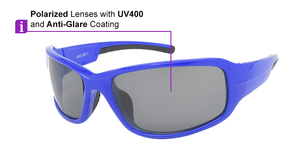 Tacoma Prescription Sports Sunglasses Blue -- ANSI Z87.1 Rated - Image 12