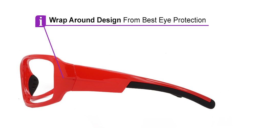Tacoma Prescription Safety Glasses Red -- ANSI Z87.1 Rated - Image 14
