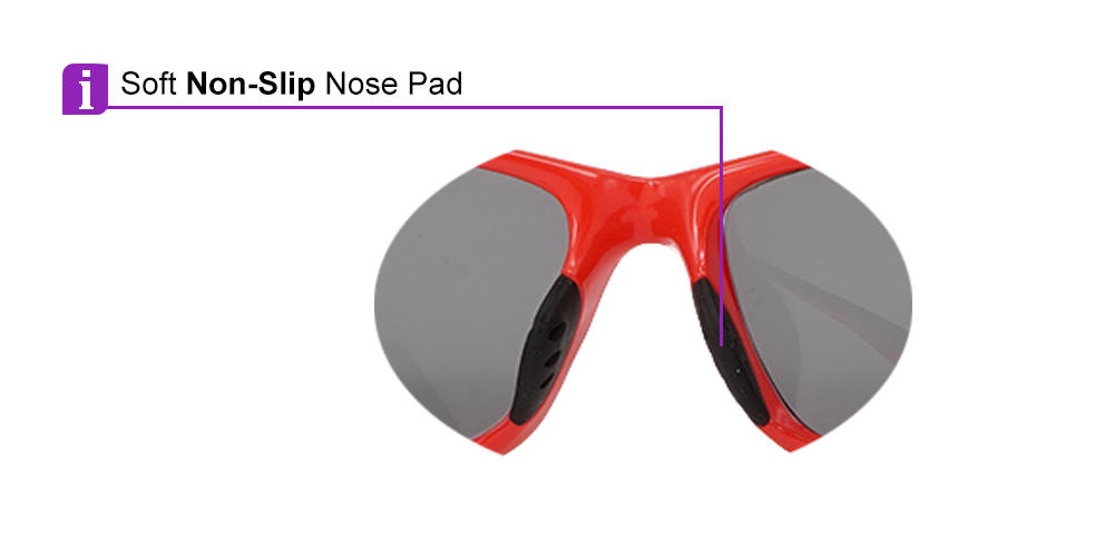 Tacoma Prescription Sports Sunglasses Red -- ANSI Z87.1 Certified - Image 14