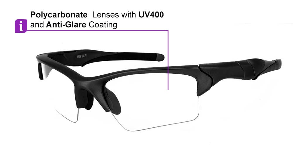 Matrix Daytona Prescription Safety Glasses -- ANSI Z87.1 Certified - Industrial, Construction or Tactical - Image 7
