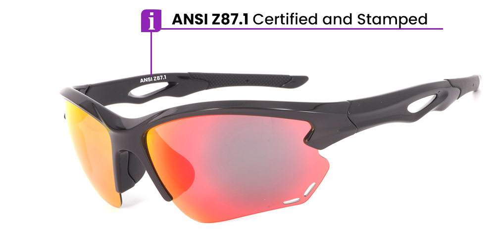 Shasta Prescription Sports Sunglasses - Cycling, Baseball and Jogging Glasses - Tinted, Polarized or Transition Lenses - Image 12