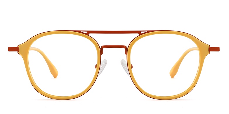Anna Prescription Eyeglasses Yellow - Image 2
