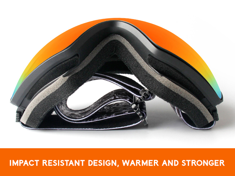 Matrix Cypress Prescription Ski and Snowboard Goggles Red - Dual Layer Anti Fog Lenses - Impact Resistance and UV Blocking Snow Glasses - Image 7