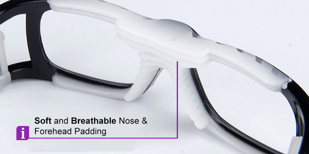 Elias Blue Prescription Sports Goggles For Kids - Soft Gel Padding - Soccer, Football, Basketball, Baseball - Image 5