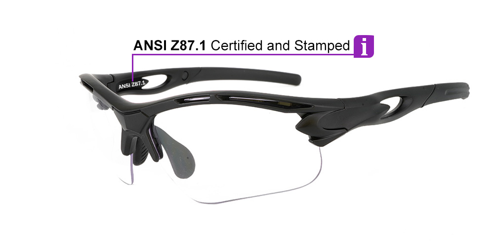 Matrix Bayshore Prescription Safety Glasses - ANSI Z87.1 Certified - Industrial, Construction or Tactical - Image 2