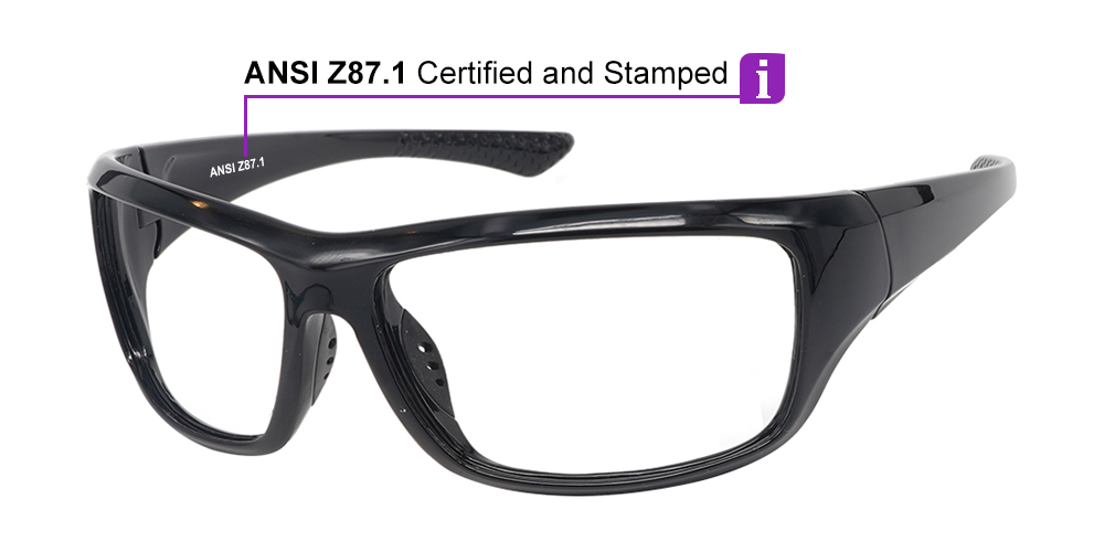 Matrix Palisade White Prescription Safety Glasses With Spring Hinge -- ANSI Z87.1 Certified -- Construction, Industrial and Tactical - Image 5