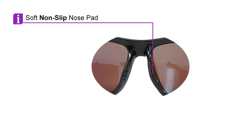 Matrix Palisade Prescription Sports Sunglasses White -- ANSI Z87.1 Certified -- Cycling, Jogging and Golfing - Image 5