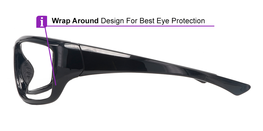 Matrix Palisade White Prescription Safety Glasses With Spring Hinge -- ANSI Z87.1 Certified -- Construction, Industrial and Tactical - Image 6