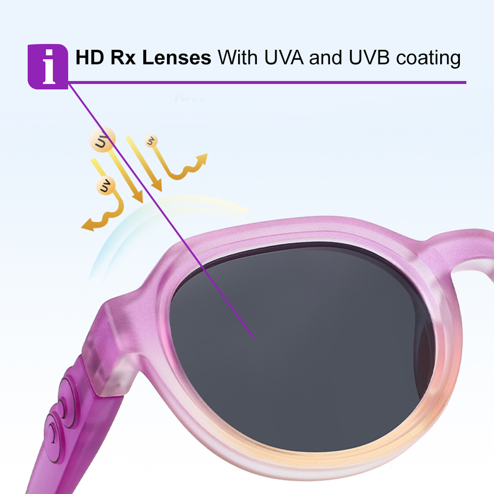 Elijah Black RX Glasses For Youth - Kids Friendly Impact Resistant   - Boys and Girls Prescription Eyeglasses - Image 3