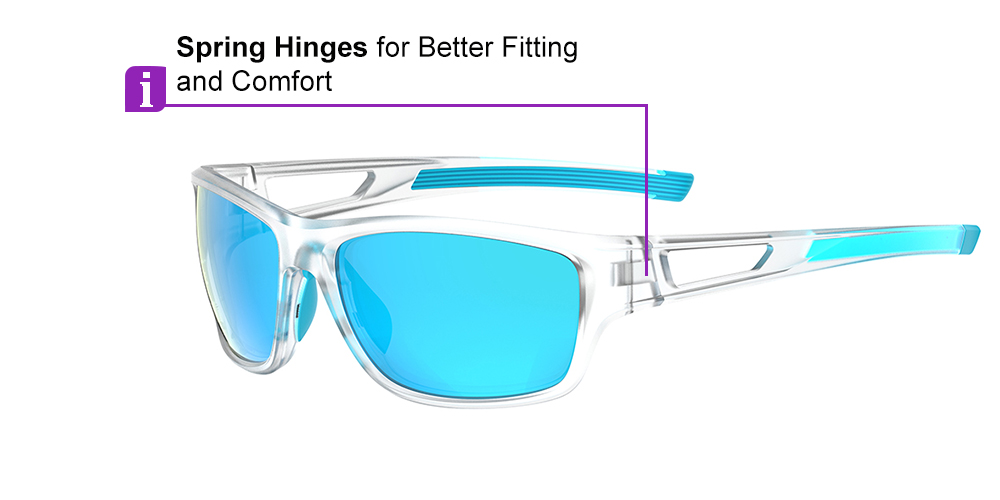 Matrix Salem Prescription Sports Safety Sunglasses Clear For Men and Women - Cycling, Running and Baseball Glasses - Image 5