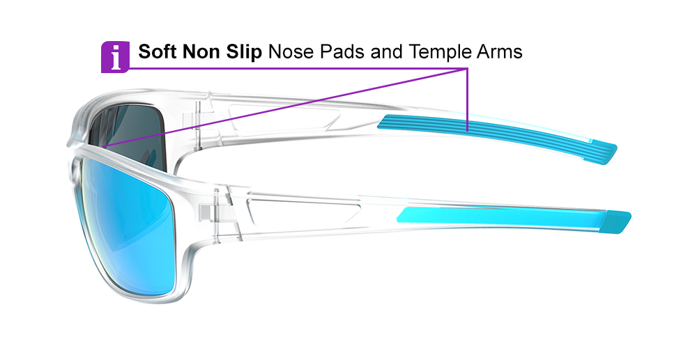 Matrix Salem Prescription Sports Safety Sunglasses Clear For Men and Women - Cycling, Running and Baseball Glasses - Image 6