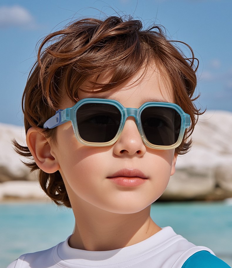 Sophia Blue RX Glasses For Youth - Kids Friendly Impact Resistant   - Boys and Girls Prescription Eyeglasses - Image 2