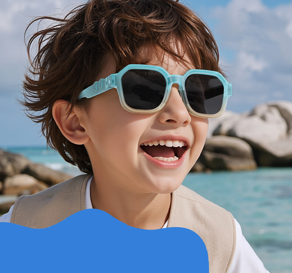 Oliver Light Blue RX Glasses For Youth - Kids Friendly Impact Resistant - Boys and Girls Prescription Eyeglasses - Image 9