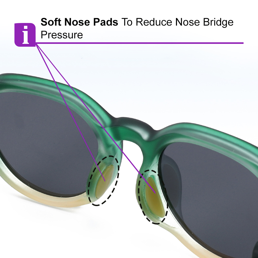 Emma Purple RX Glasses For Youth - Kids Friendly Impact Resistant   - Boys and Girls Prescription Eyeglasses - Image 4