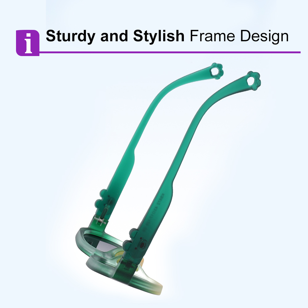 Emma Purple RX Glasses For Youth - Kids Friendly Impact Resistant   - Boys and Girls Prescription Eyeglasses - Image 6