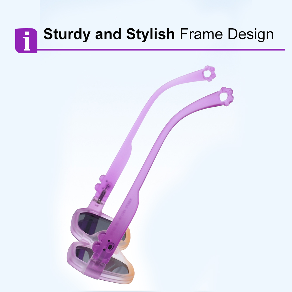 Sophia Black RX Glasses For Youth - Kids Friendly Impact Resistant - Boys and Girls Prescription Eyeglasses - Image 8