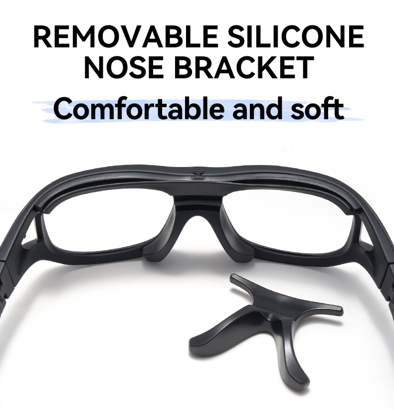 Atlas Prescription Sports Goggles White - Interchangeable temple arms and headband - Soccer, Basketball, Baseball Glasses - Image 5