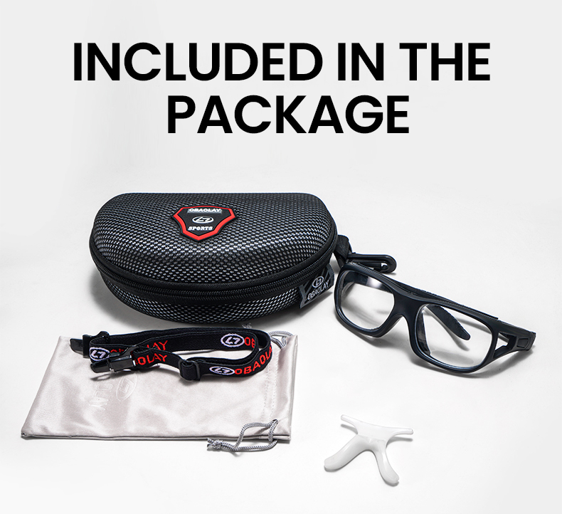 Atlas Prescription Sports Goggles Purple - Interchangeable temple arms and headband - Soccer, Basketball, Baseball Glasses - Image 6