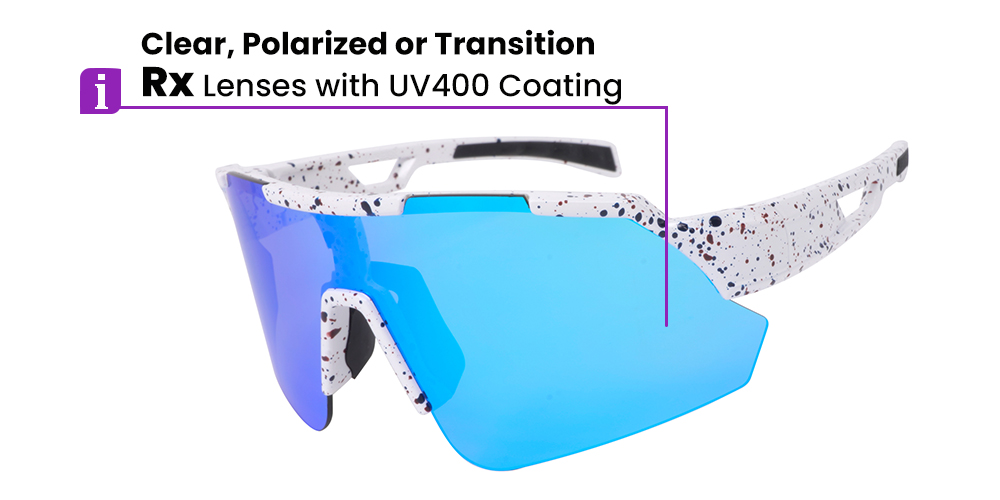 Matrix Johnston Prescription Sports Glasses - Non Insert Rx Polarized or Transition Lenses - Jogging, Fishing or Biking Sunglasses - Image 9