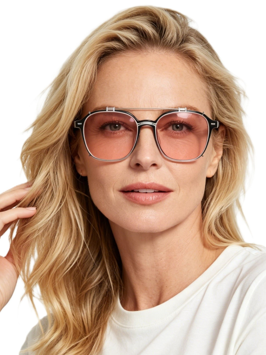 Norco Prescription Eyeglasses - Polarized Clip On Sunglasses - Dual Detachable and Flip Up Design for Indoor Outdoor Use - Image 6