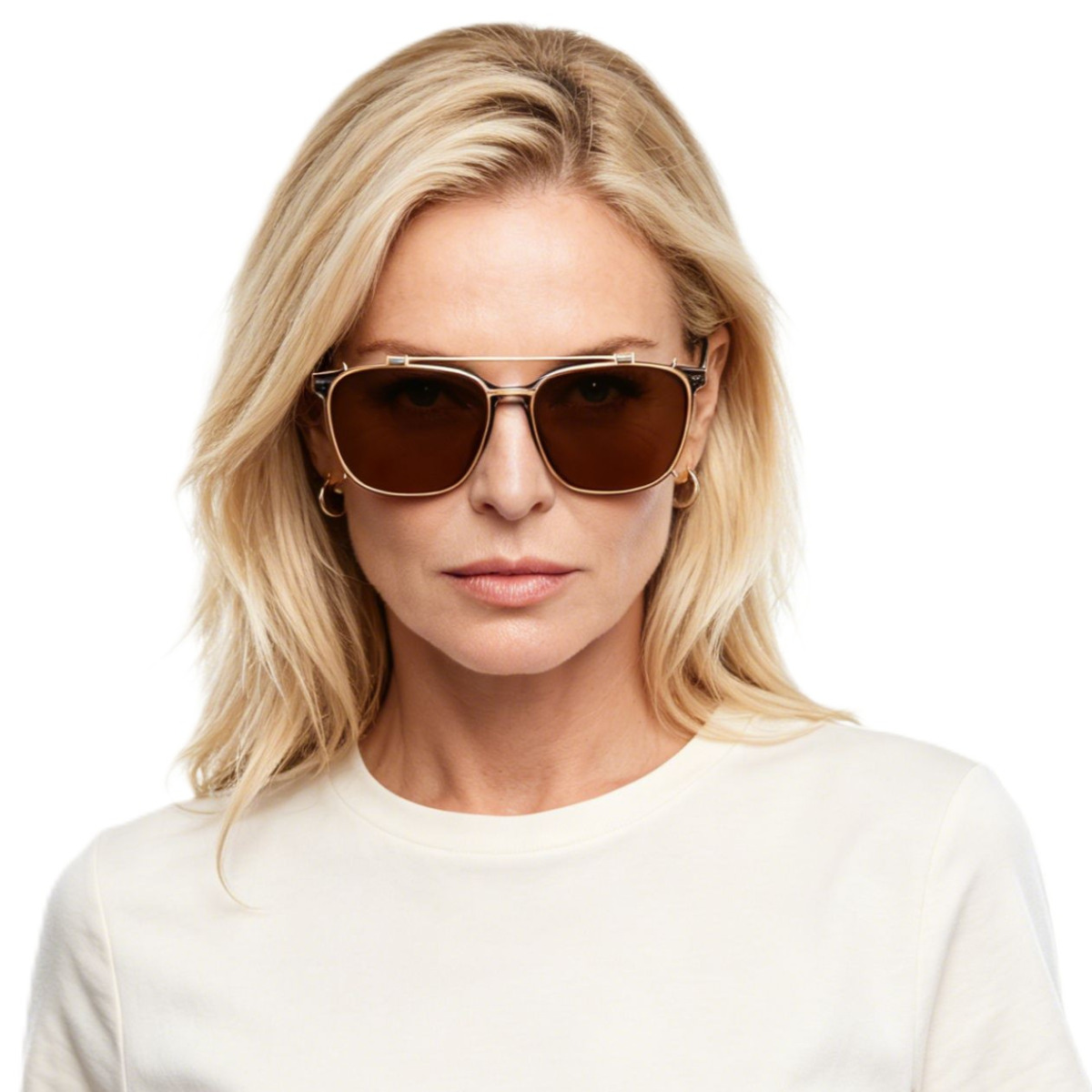 Ceres Prescription Eyeglasses - Polarized Clip On Sunglasses - Dual Detachable and Flip Up Design for Indoor Outdoor Use - Image 4