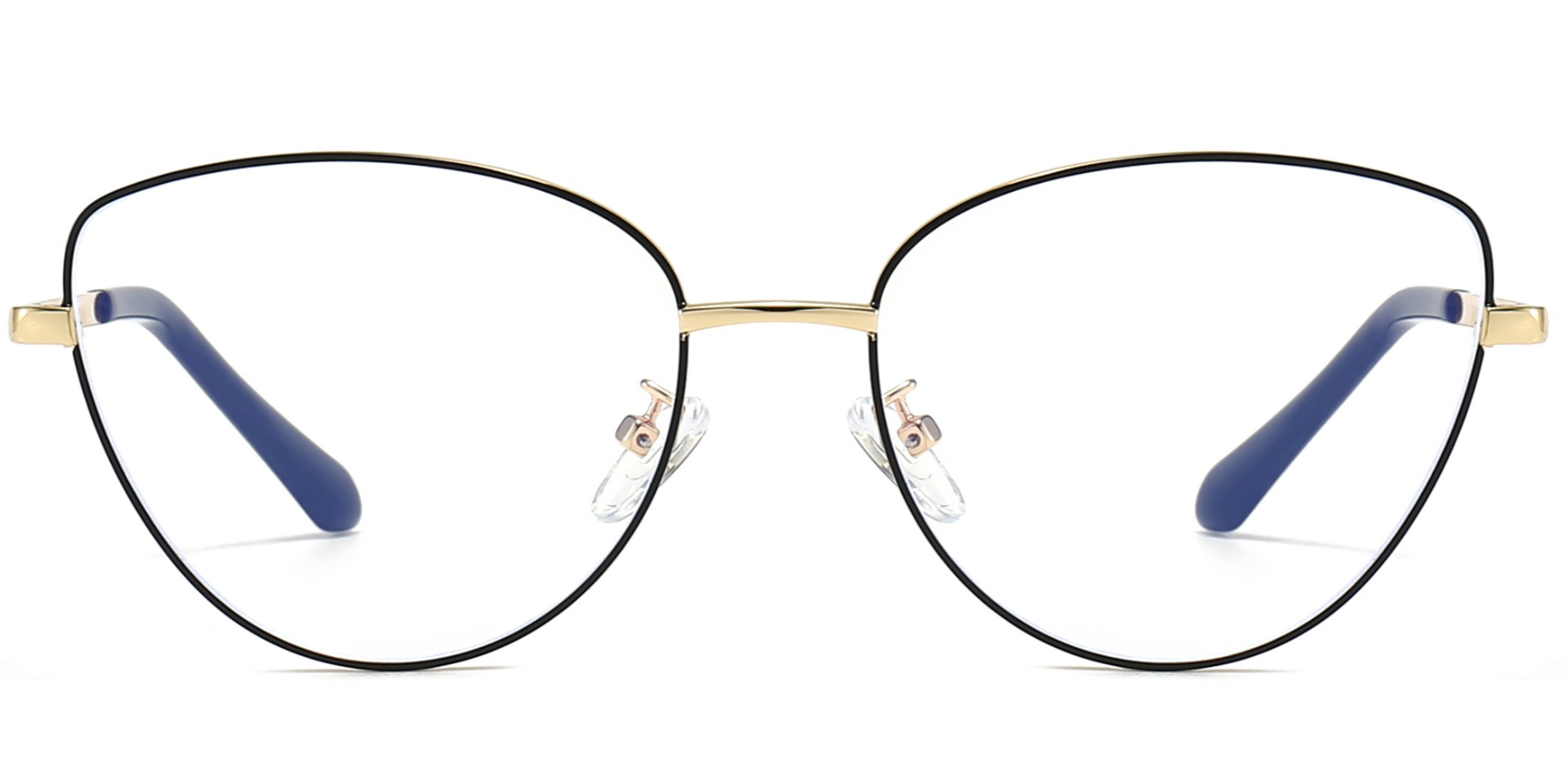 Costa Cat Eye Prescription Eyeglasses Black - - Women Spring Hinge Glasses - Image 2