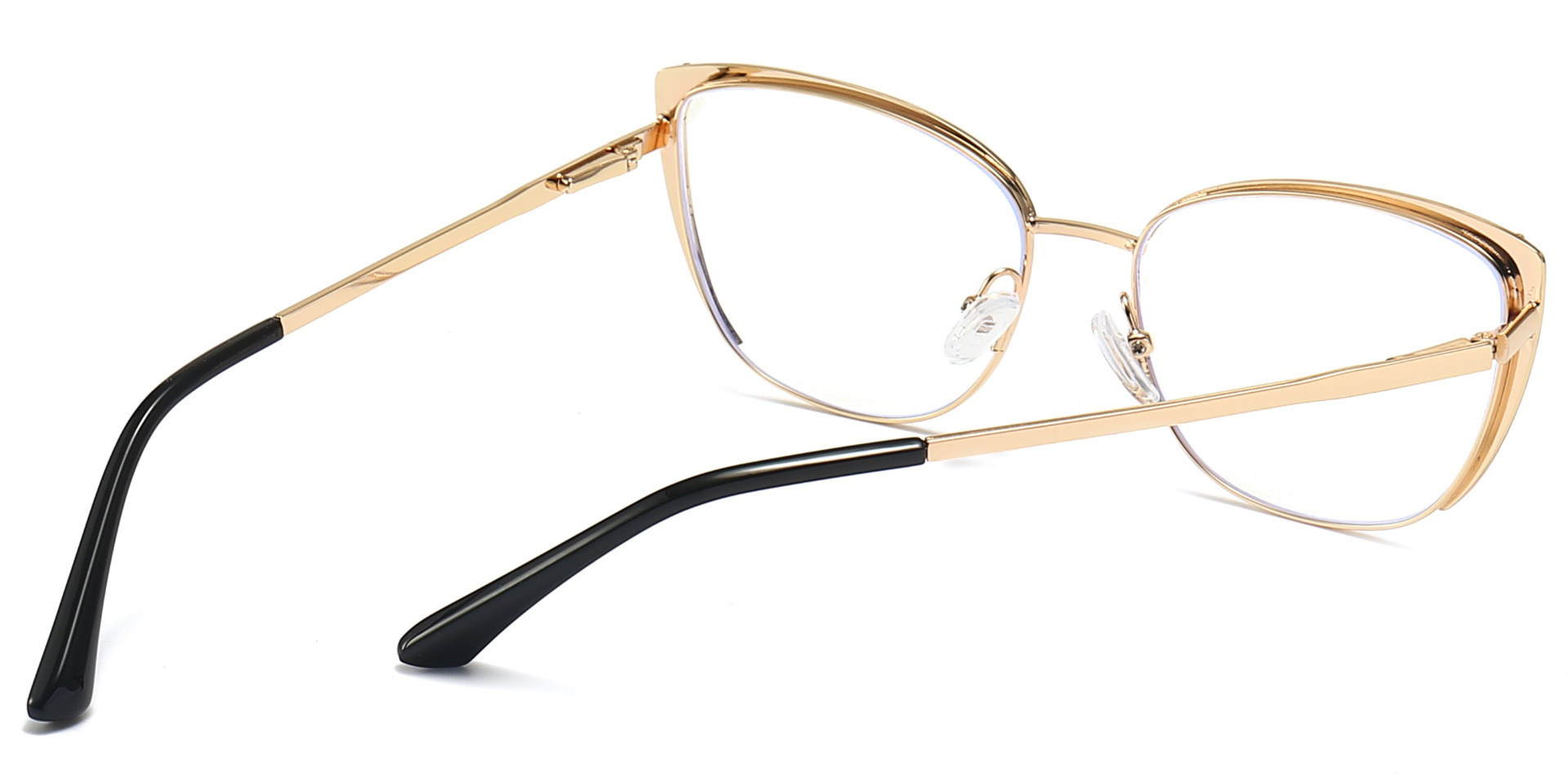 Upland Cat Eye Prescription Eyeglasses Black - - Women Spring Hinge Glasses - Image 5