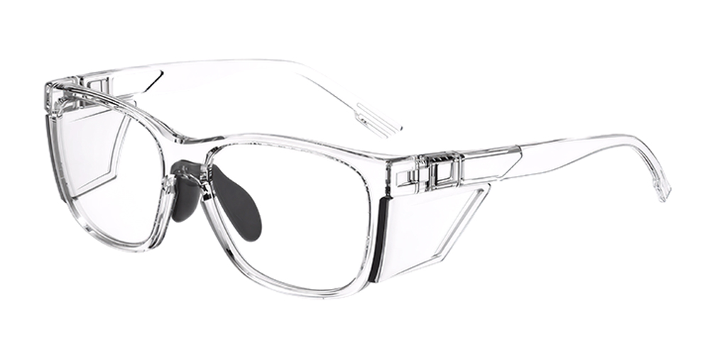 Matrix Kingston Prescription Safety Glasses Clear - ANSI Z87.1 Certified - Magnetic Sun Clip For Indoor and Outdoor use
