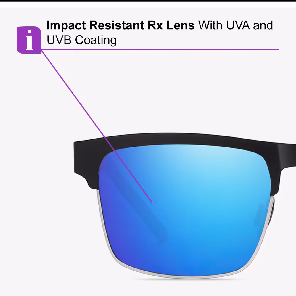 Matrix Black Halo Prescription Sports Sunglasses -- Jogging, Cycling, Fishing and Golfing Glasses - Image 2